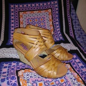 Indigo by Clarks Leather Wedge Espradille